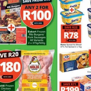 Sausages at Checkers Hyper