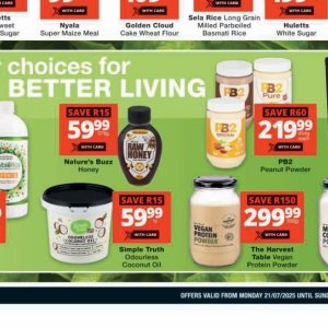 Coconut oil at Checkers Hyper