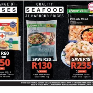 Seafood at Checkers Hyper