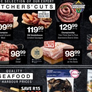 Sausages at Checkers