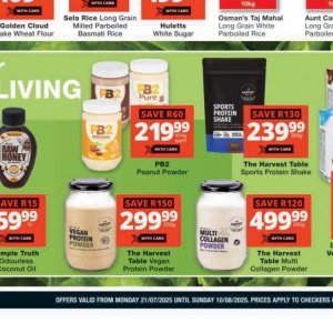  protein at Checkers Hyper