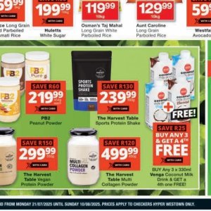  protein at Checkers Hyper