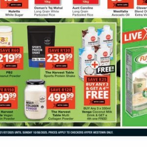  protein at Checkers Hyper