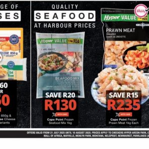 Seafood at Checkers Hyper