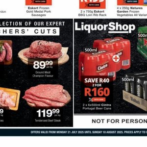 Beef at Checkers Hyper