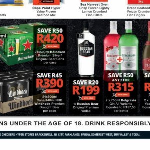 Beer at Checkers Hyper