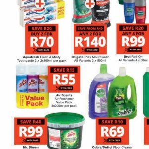 Toothpaste aquafresh  at Checkers Hyper