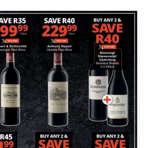 Wine at Checkers