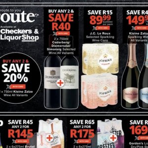 Wine at Checkers