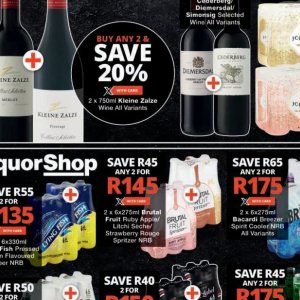 Wine at Checkers