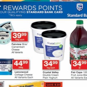 Yoghurt at Checkers