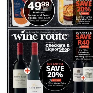 Wine at Checkers