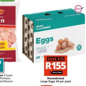 Eggs at Checkers
