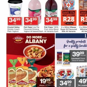Yoghurt at Checkers
