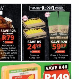 Potatoes at Checkers Hyper