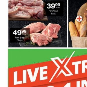 Pork at Checkers Hyper