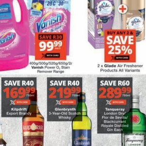 Stain remover at Checkers