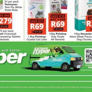Cat litter at Checkers Hyper