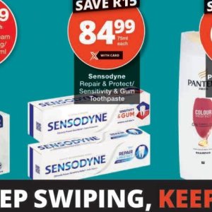 Toothpaste at Checkers