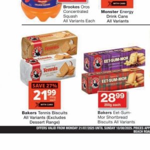 Biscuits at Checkers