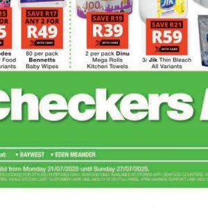 Seafood at Checkers Hyper