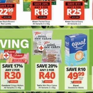 Rice cakes at Checkers