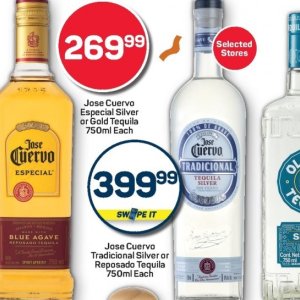 Tequila at Pick n Pay Hyper
