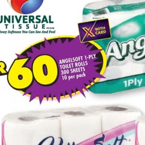 Toilet rolls at Shoprite
