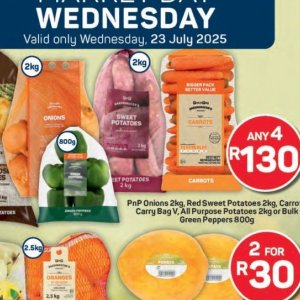 Potatoes at Pick n Pay Hyper