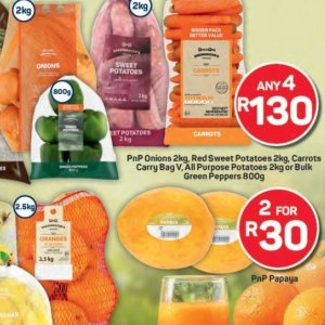 Potatoes at Pick n Pay Hyper