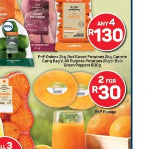 Potatoes at Pick n Pay Hyper
