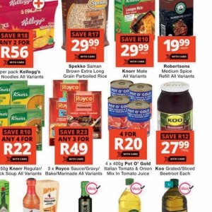 Rice knorr  at Checkers
