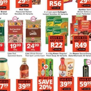 Lentils at Checkers