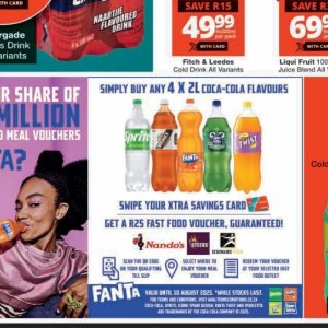Fizzy drink at Checkers