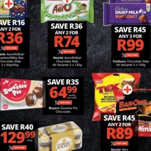 Chocolate at Checkers