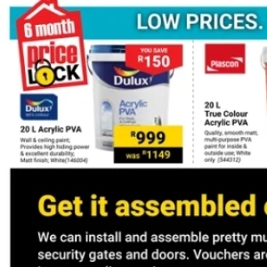 Paint at Builders Warehouse
