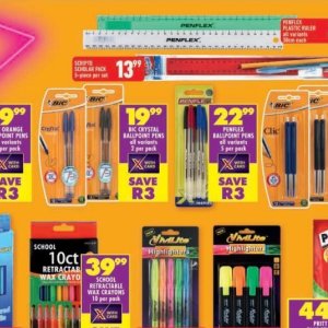 Ballpoint pens at Shoprite