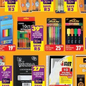 Wax crayons at Shoprite