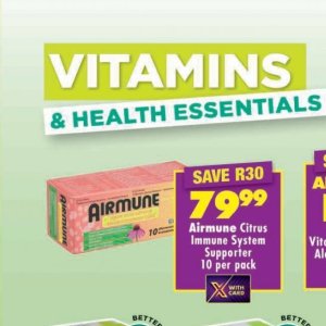 Vitamins at Shoprite