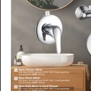 Shower at Builders Warehouse