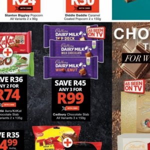Chocolate at Checkers