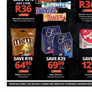 Chocolate at Checkers