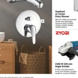 Grinder at Builders Warehouse