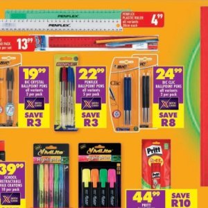 Ballpoint pens at Shoprite