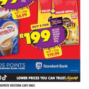 Coffee nescafe  at Shoprite