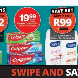 Toothpaste colgate  at Checkers