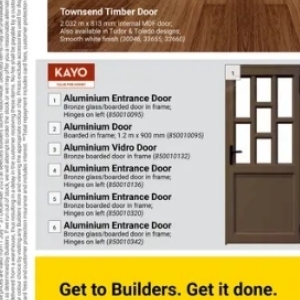 Hinges at Builders Warehouse