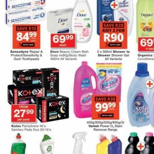 Soap dove  at Checkers