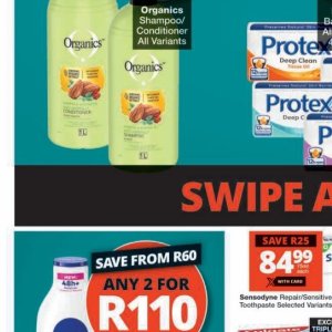Shampoo at Checkers