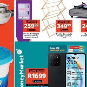 Ironing board at Checkers